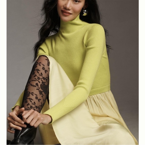 Anthropologie THE THEA TWOFER SWEATER DRESS. New with tags. Size Medium - Picture 4 of 6